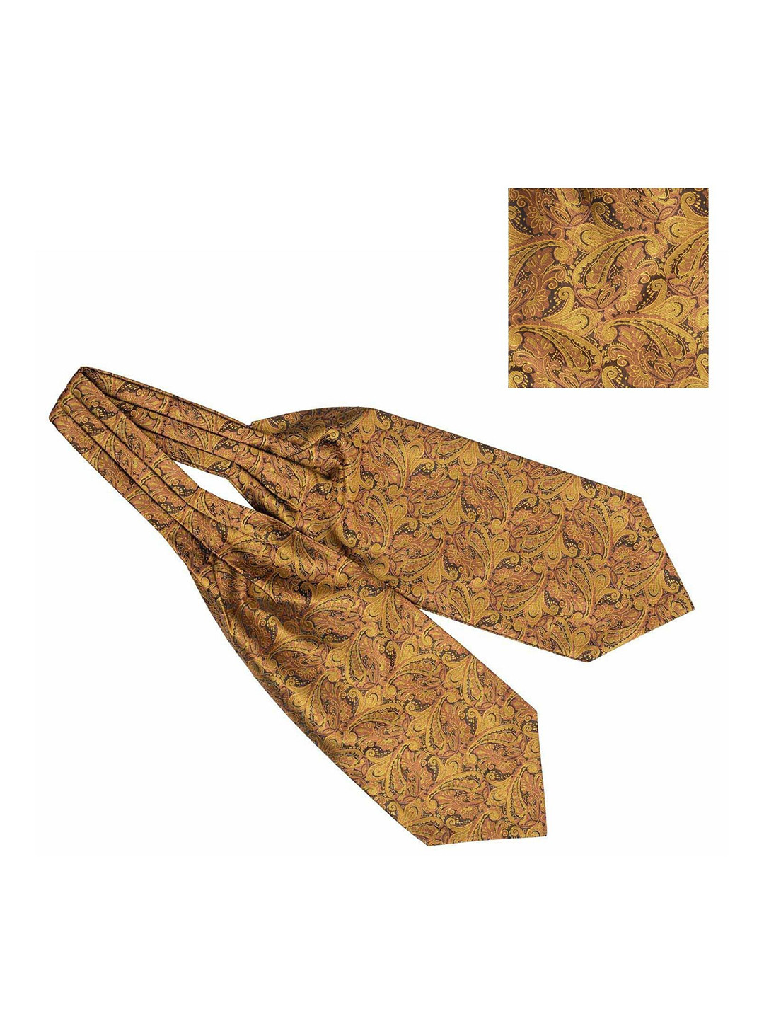 The Tie Hub Men Gold Accessory Gift Set