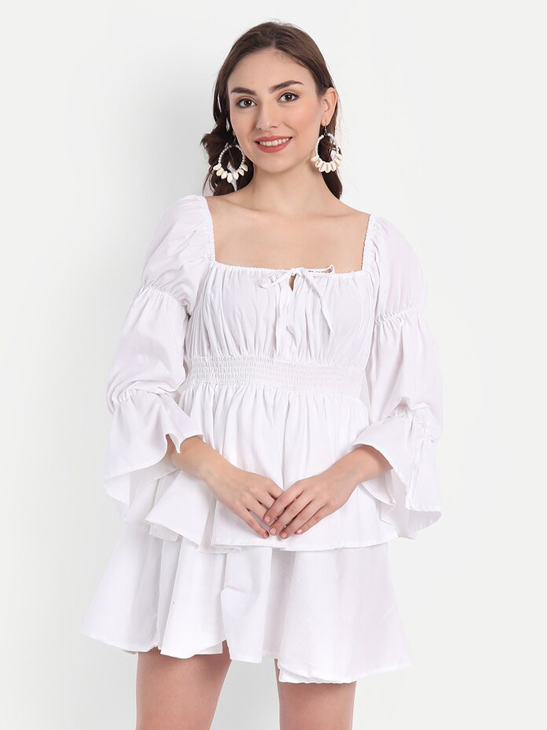 Emprall White Mini Dress