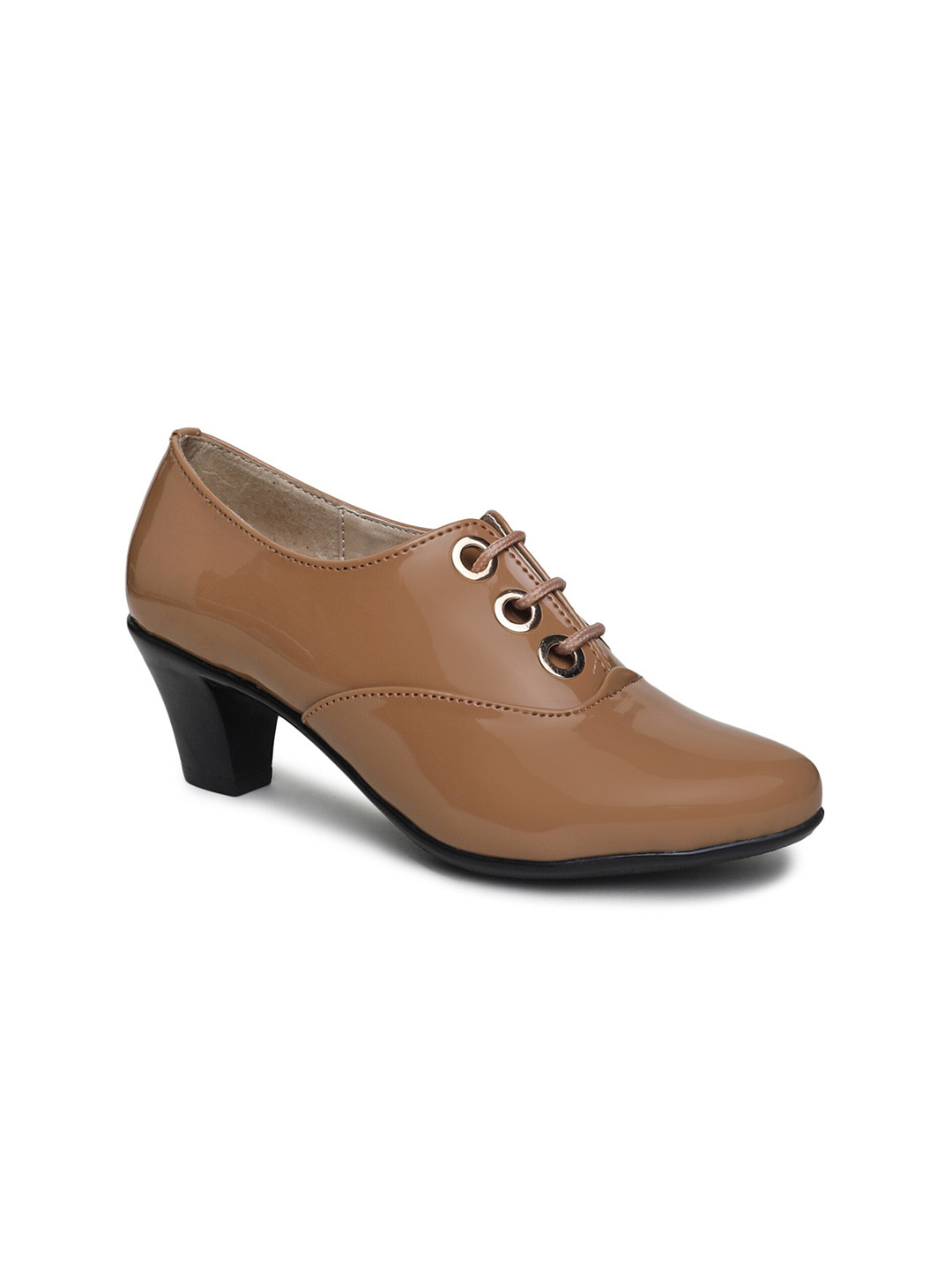 VALIOSAA Beige Block Heels