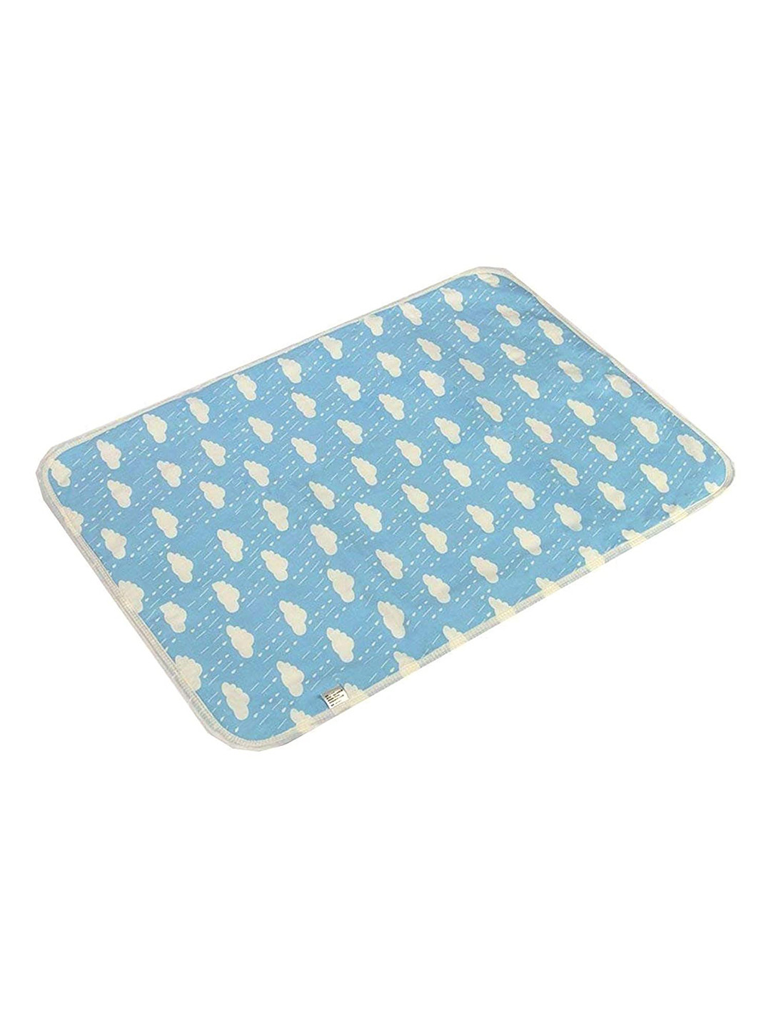 SYGA Blue Cloud Printed Bed Dry Sheet