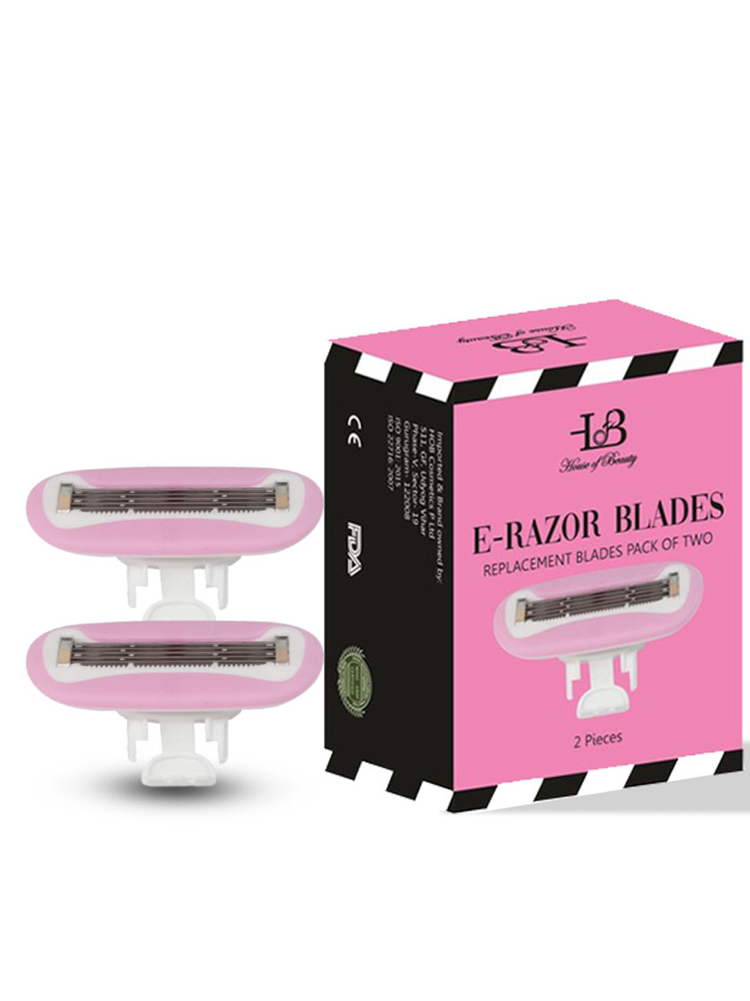 House of Beauty Set of 2 E Razor Replacement Blades