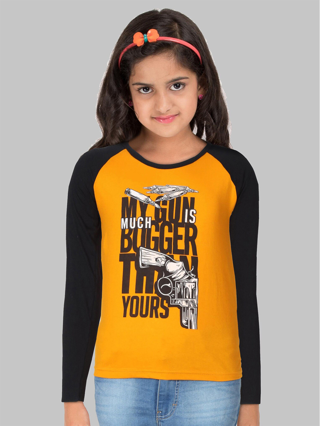 Fleximaa Kids Multicoloured Printed Drop-Shoulder Sleeves Running T-shirt