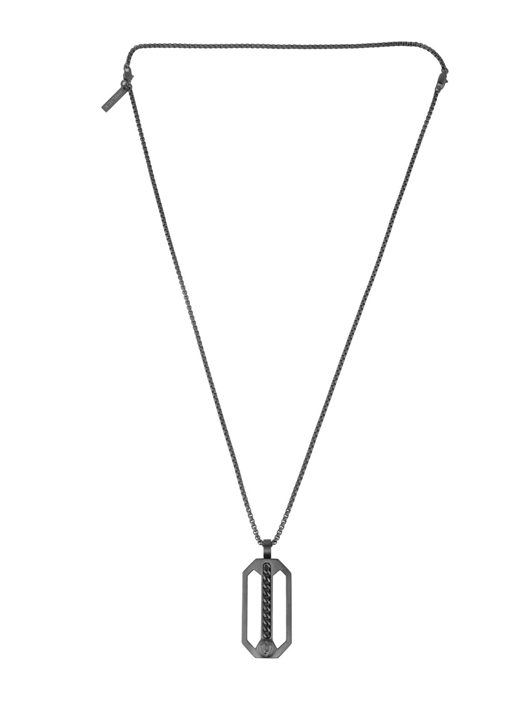 Police Men Black & Blue Chain