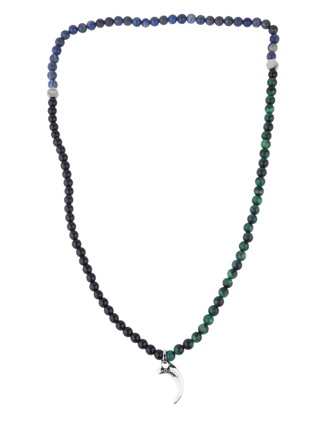 Police Men Black & Blue Chain