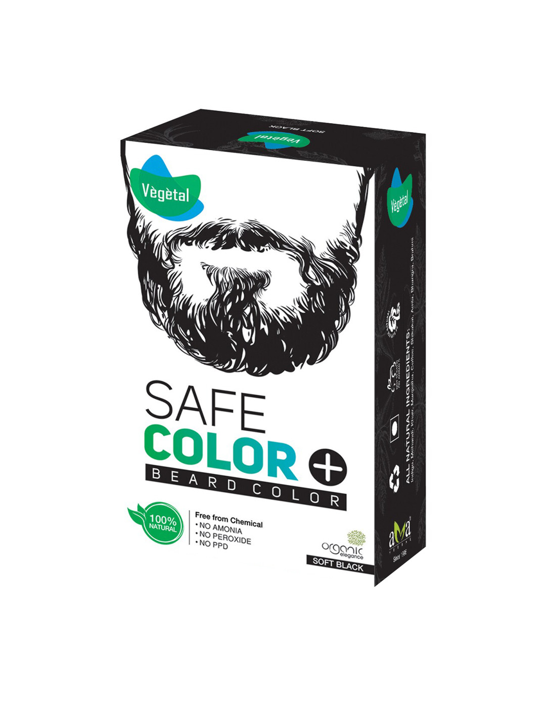 Vegetal Men Black Hair Colour