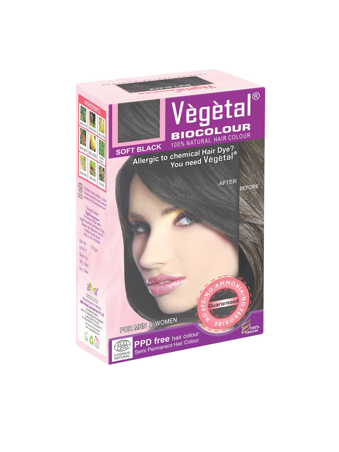 Vegetal Black Hair Colour