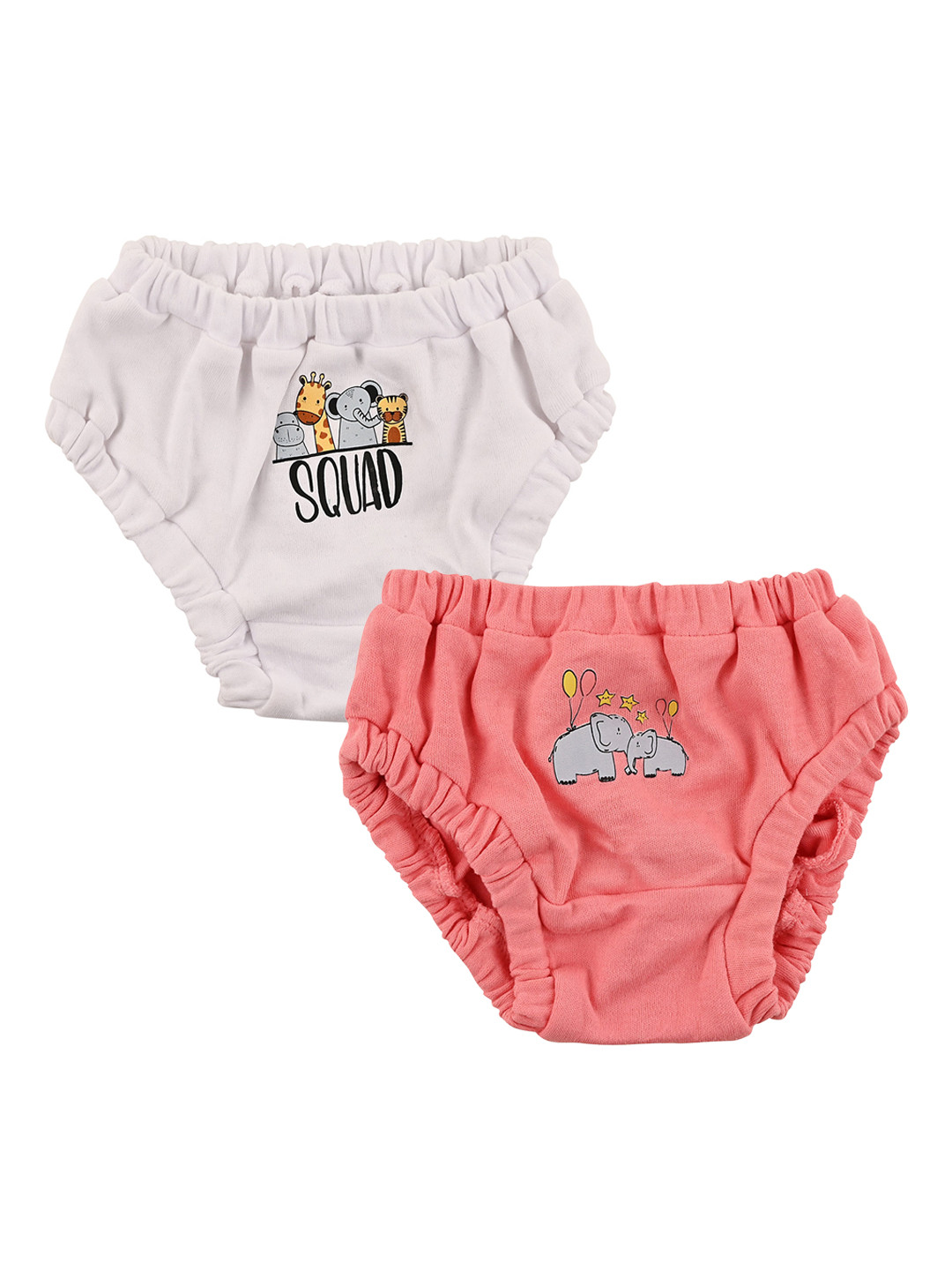 Nuluv Infant Pack of 2 Assorted Basic Briefs