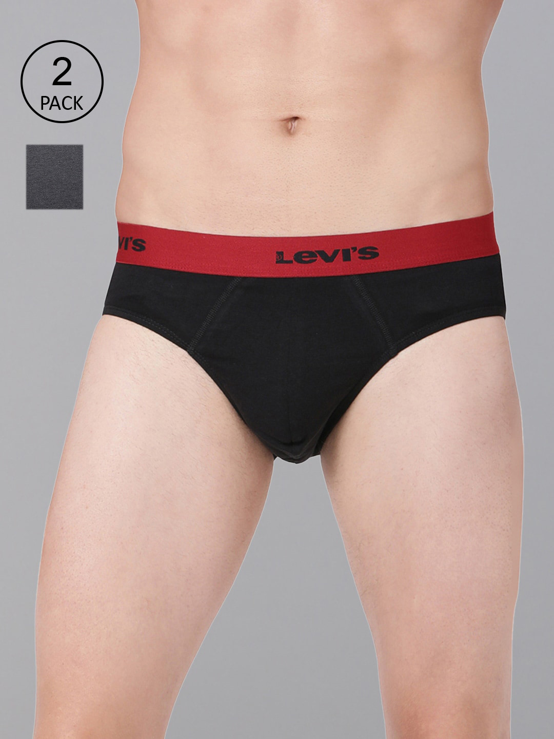 Levis Men Pack of 2 Smartskin Technology Classic Briefs with Tag Free Comfort #019