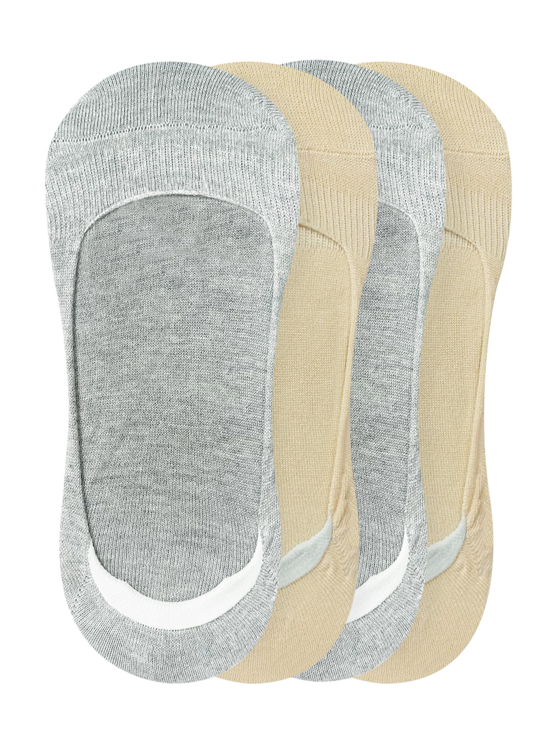 Heelium Women Pack Of 4 Odour Free Breathable Low Cut Bamboo Shoe Liners