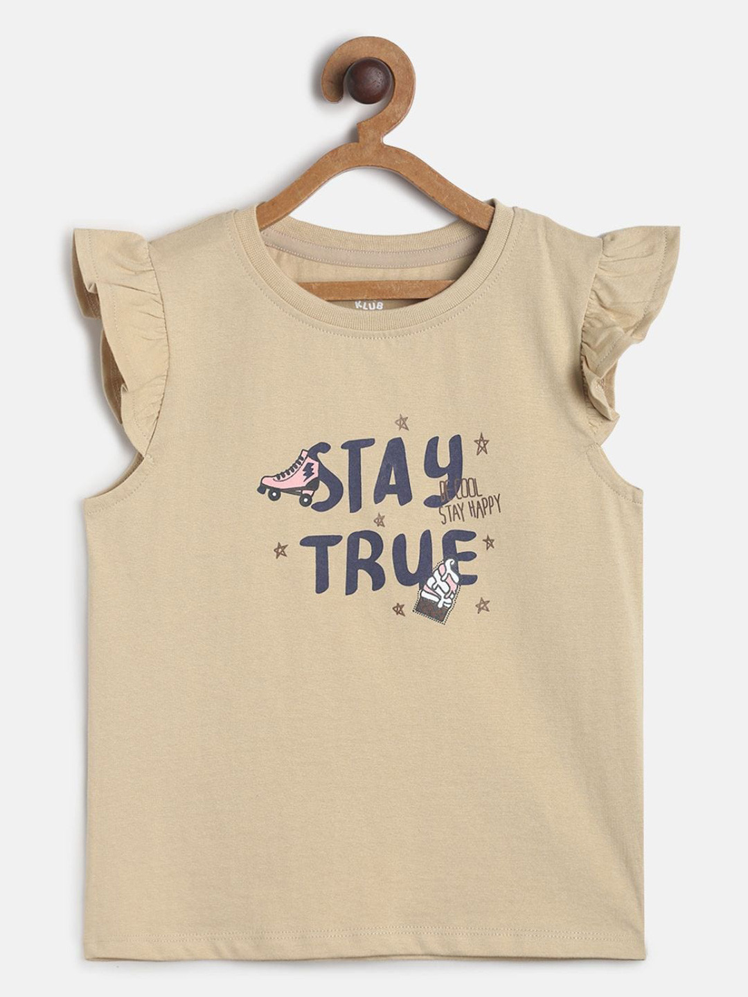 MINI KLUB Beige Print Top