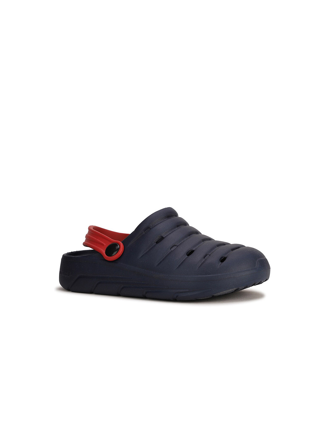 Floatz Boys Blue & Red Solid Clogs