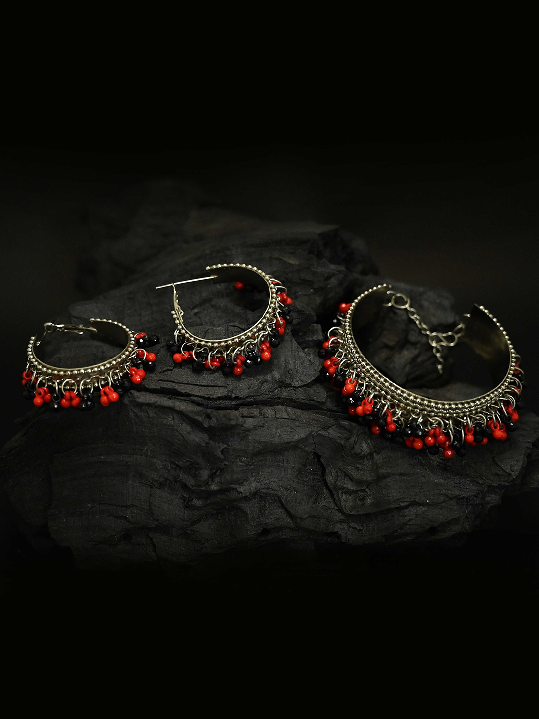 justpeachy Women Multi Jewellery Set