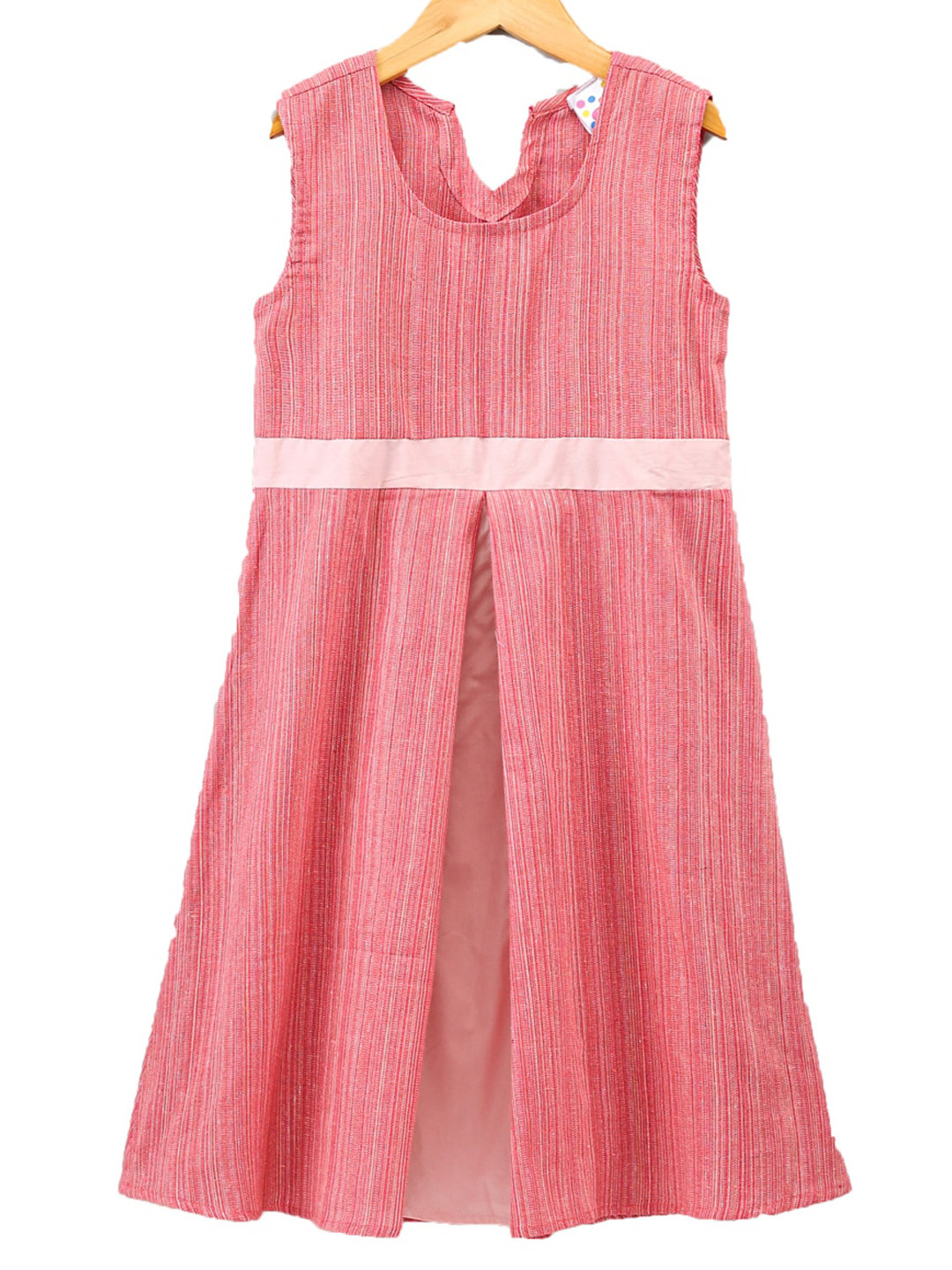 Eimoie Pink A-Line Maxi Dress
