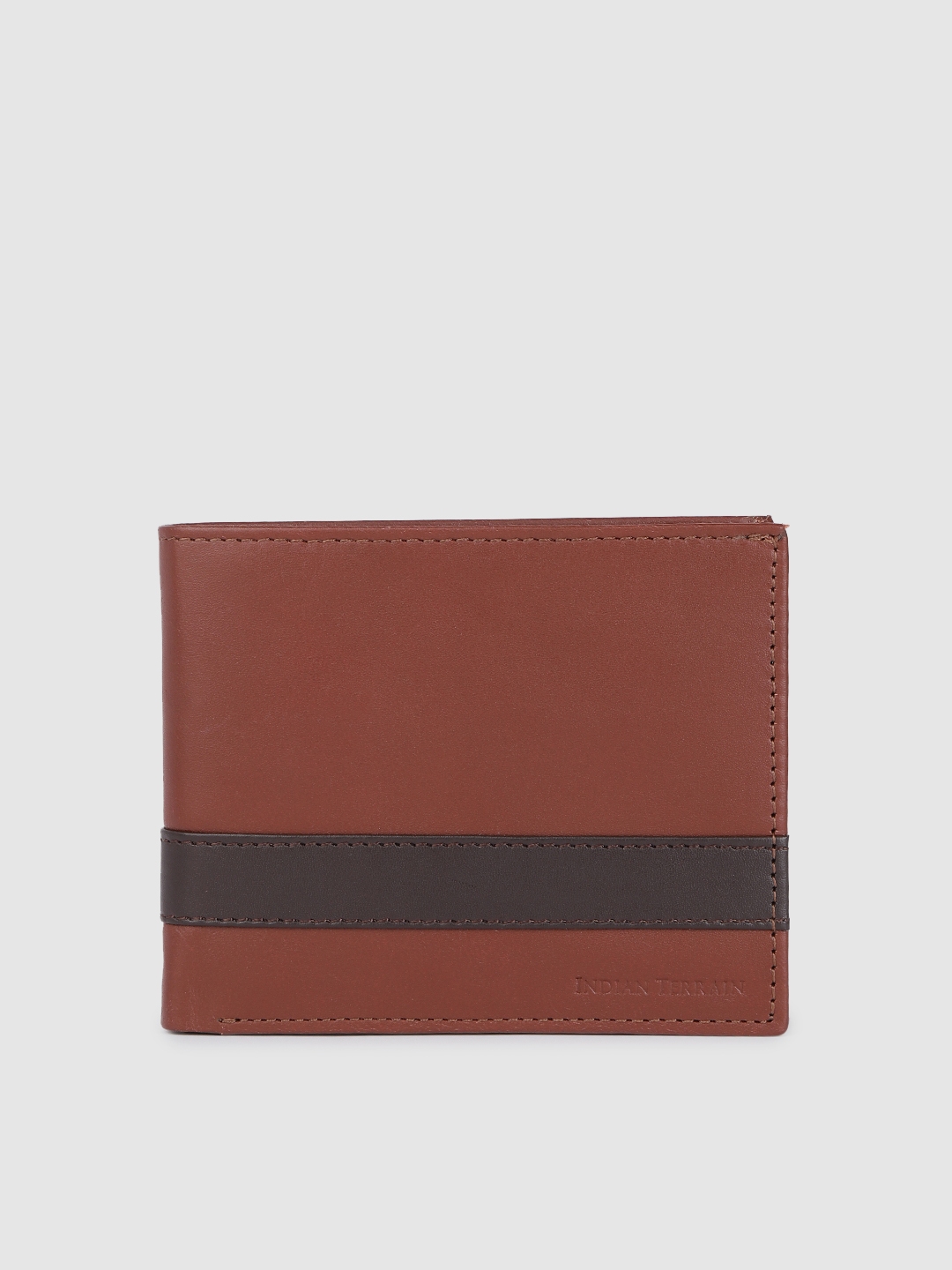 Men's Solid Brown Coloured Artificial Leather Wallets – India4Local