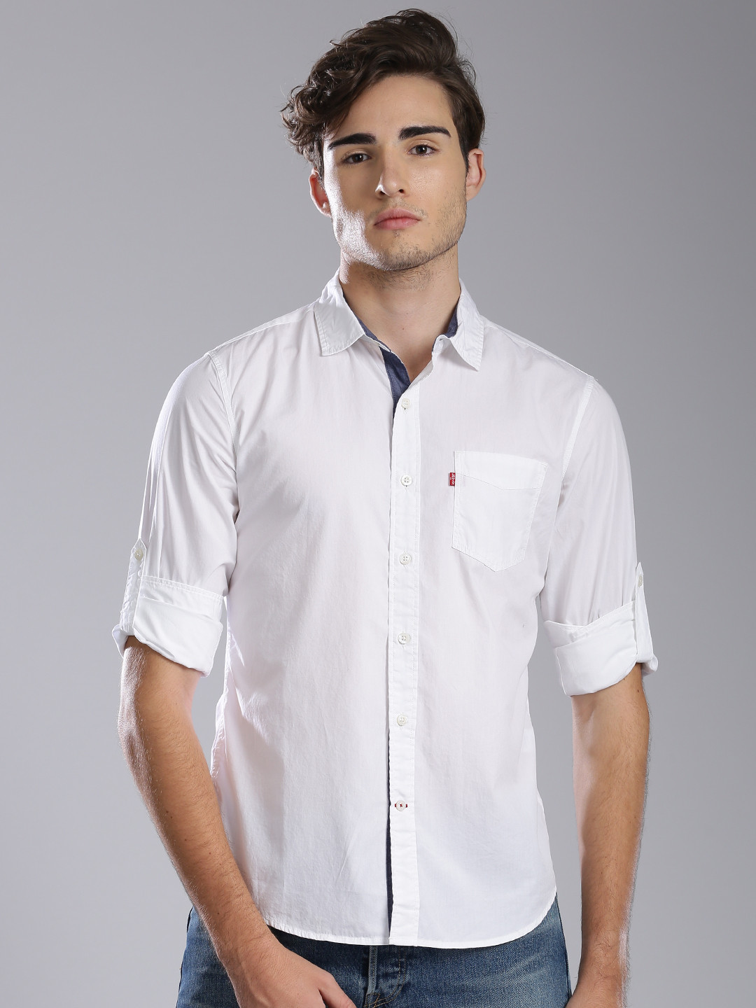 Slim Fit Solid Casual Shirt - Shirts 