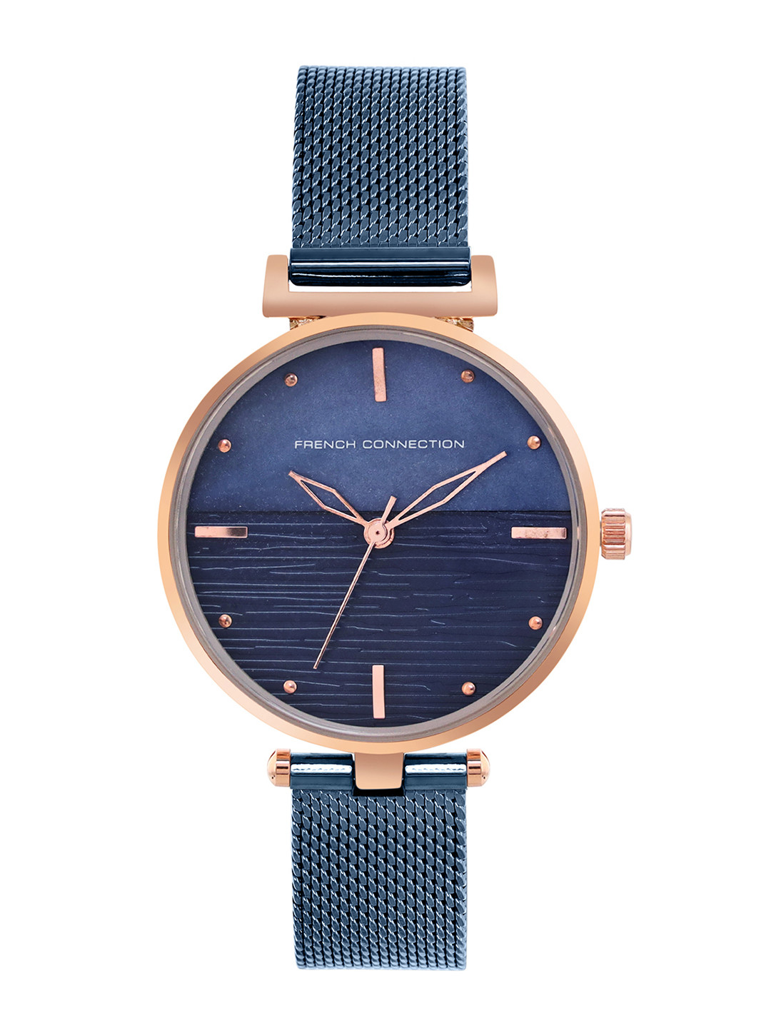 French Connection Cherie Women Blue Bracelet Style Analogue Watch FCN00030E