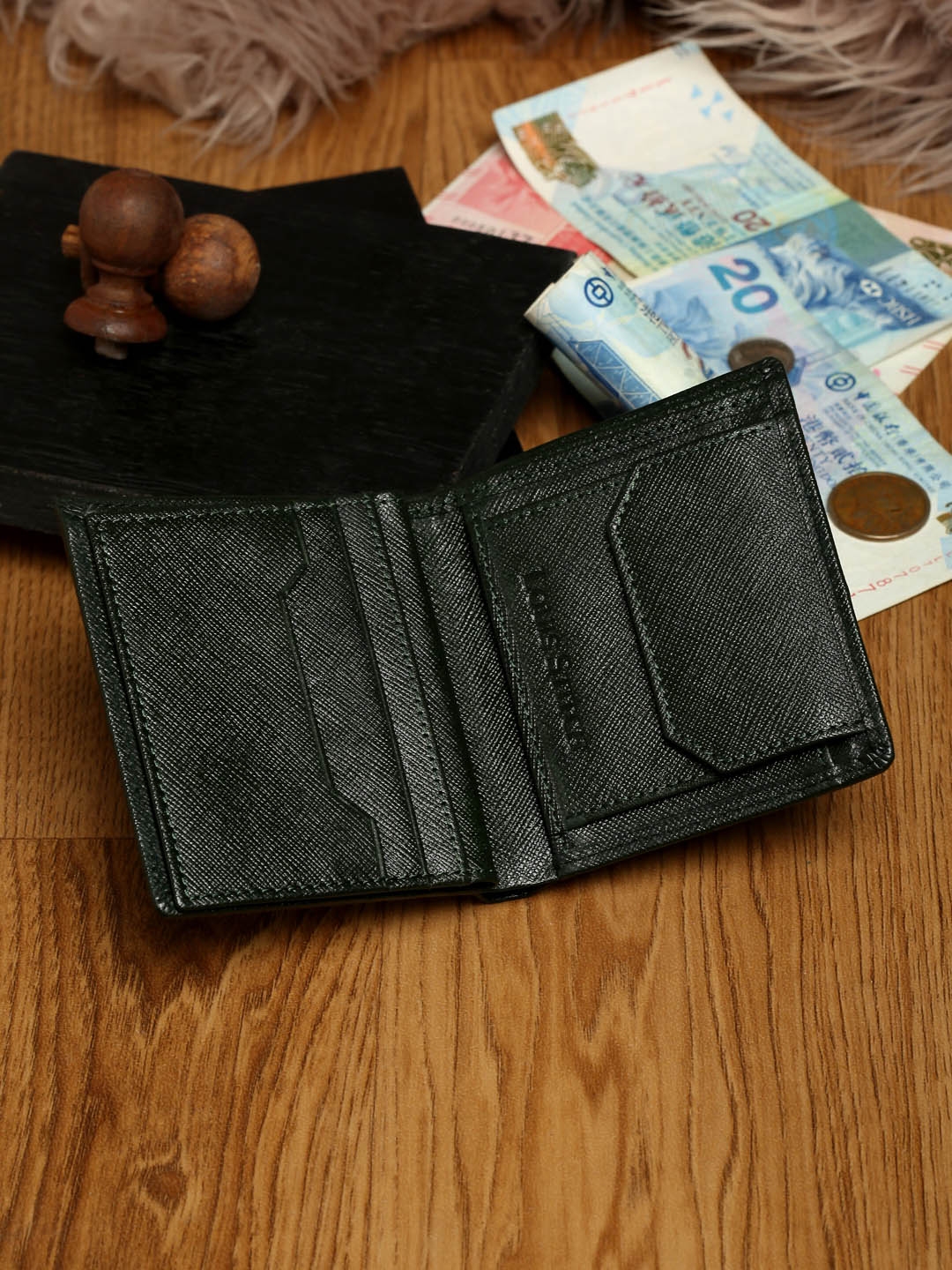 LOUIS STITCH Men Leather Two Fold Wallet (Onesize) by Myntra