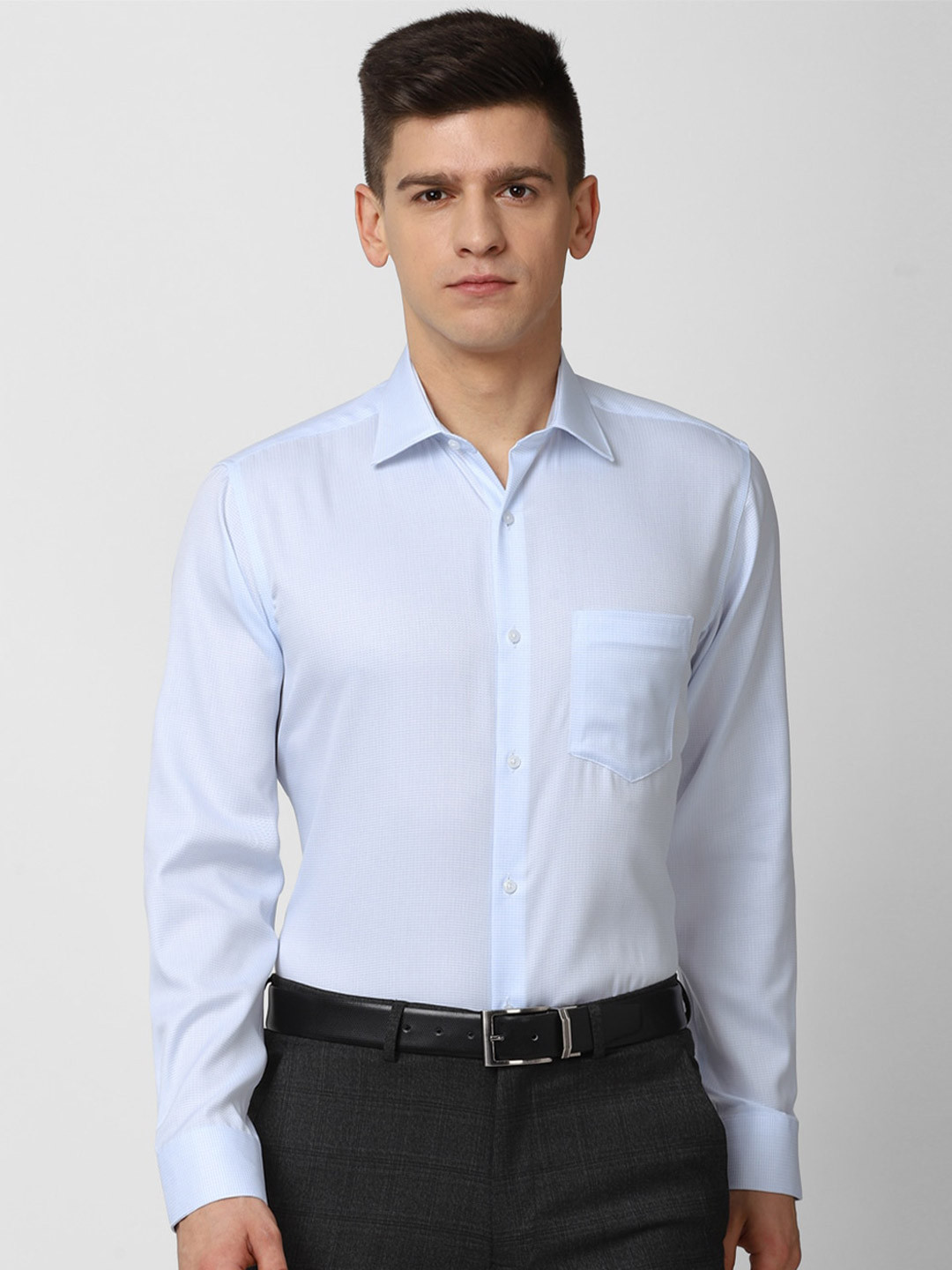 Van Heusen Men Blue Formal Shirt