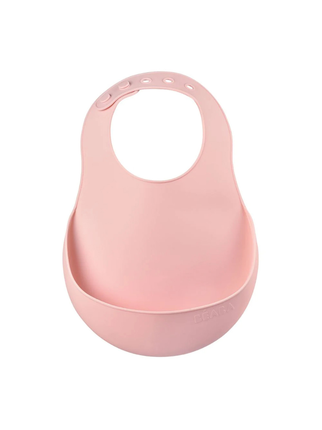 BEABA Pink Silicone Bib