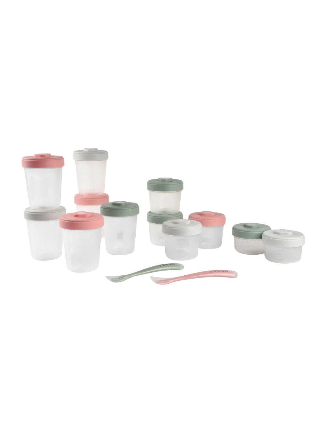 BEABA Pack of 12 Food Containers