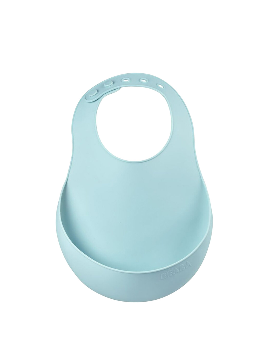 BEABA Sea Green Solid Silicone Bib