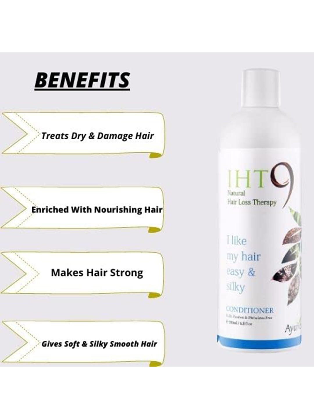 Lass Naturals IHT 9 Natural Repairing Hair Conditioner- 200 ml