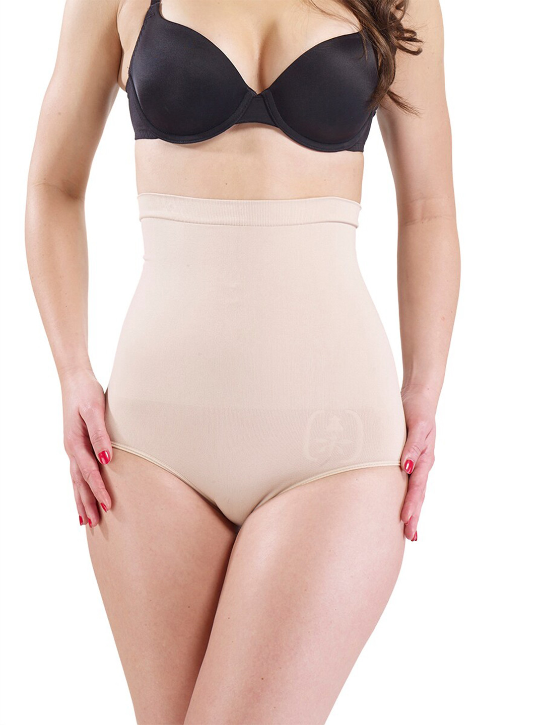 Swee Shapewear Women Nude-Coloured Solid Shaper Brief