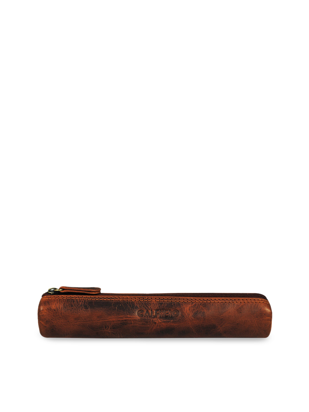 CALFNERO Maroon Genuine Leather Pen Case