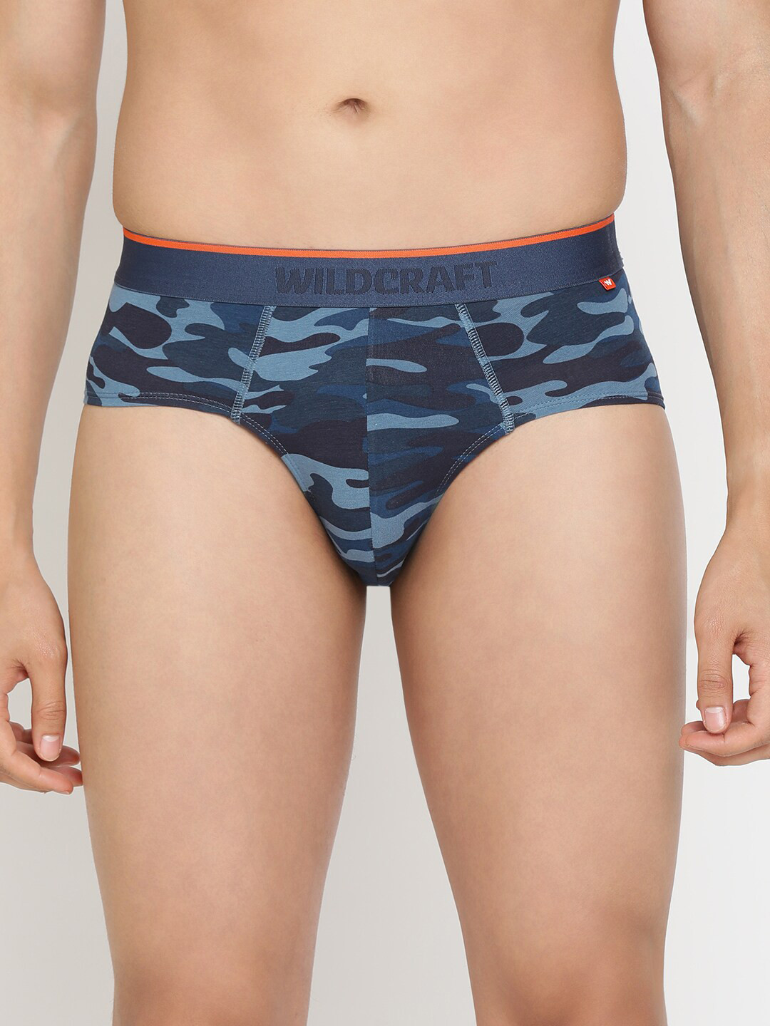 Wildcraft Men Blue Printed Basic Briefs 8903338411710