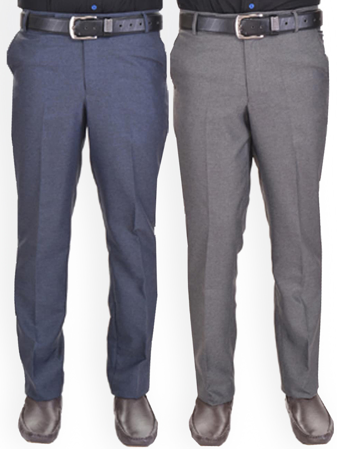 AD & AV Men Steel Comfort Easy Wash Trousers