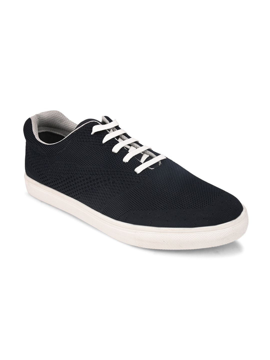Roadster Men Navy Blue Woven Design Sneakers