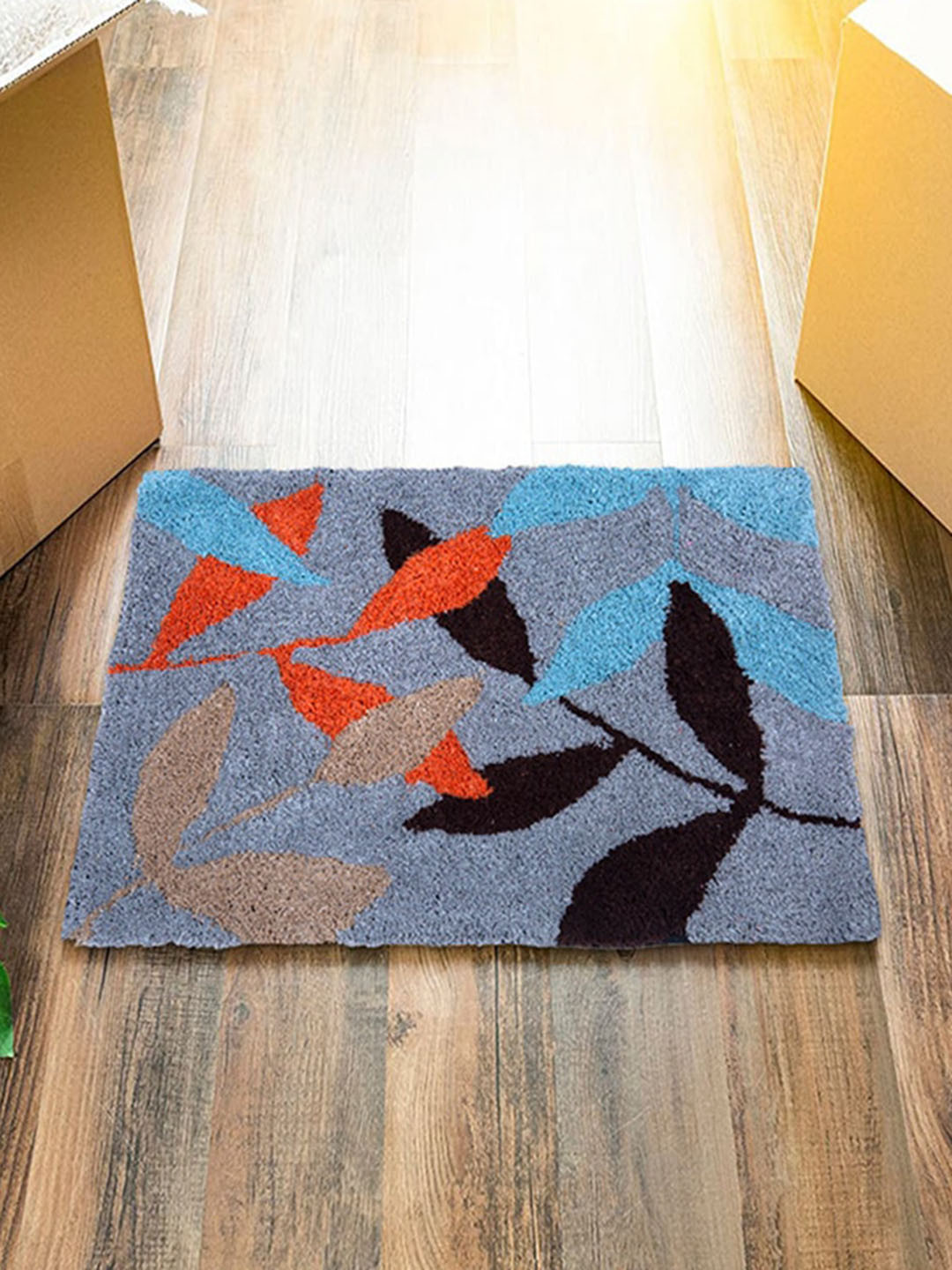 AAZEEM Multi Colored Printed Cotton Doormats