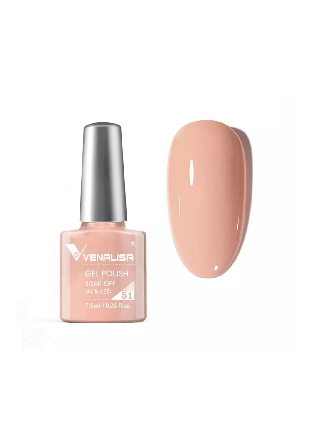 VENALISA Soak-Off UV LED Long-Wearing Gel Nail Polish - Shade 51