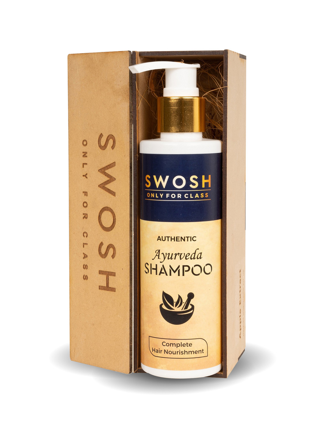 SWOSH Ayurvedic Shampoo with Amla & Aloe Vera - 200 ml
