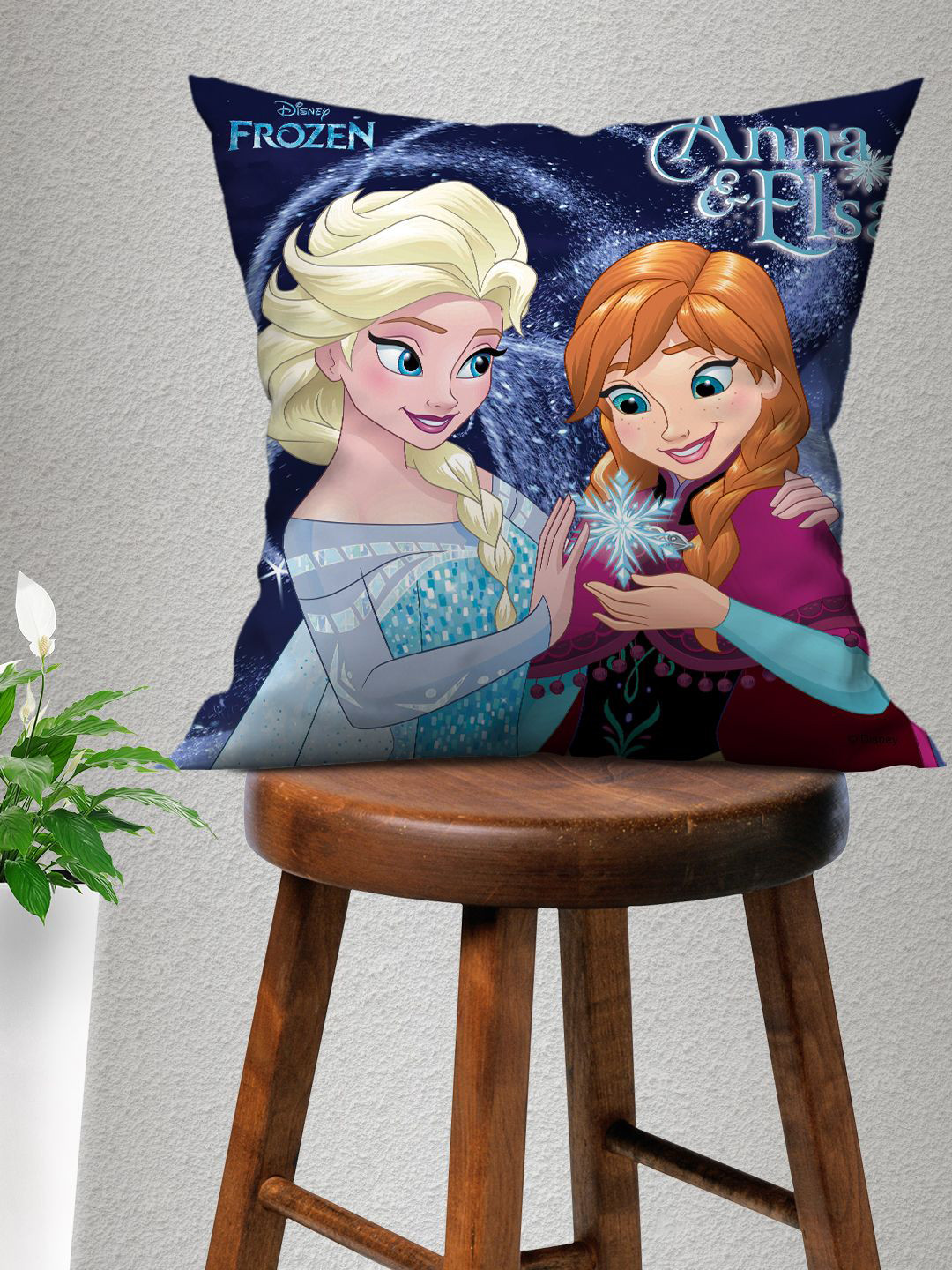 Disney Blue & Pink Cartoon Characters Rectangle Cushion Covers