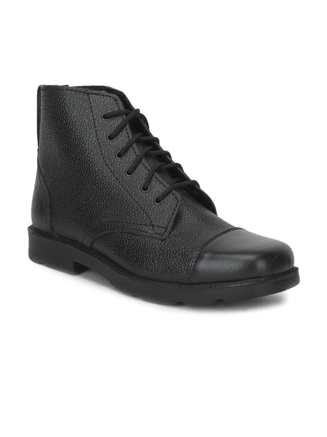 Liberty Men Black Solid Formal Boots