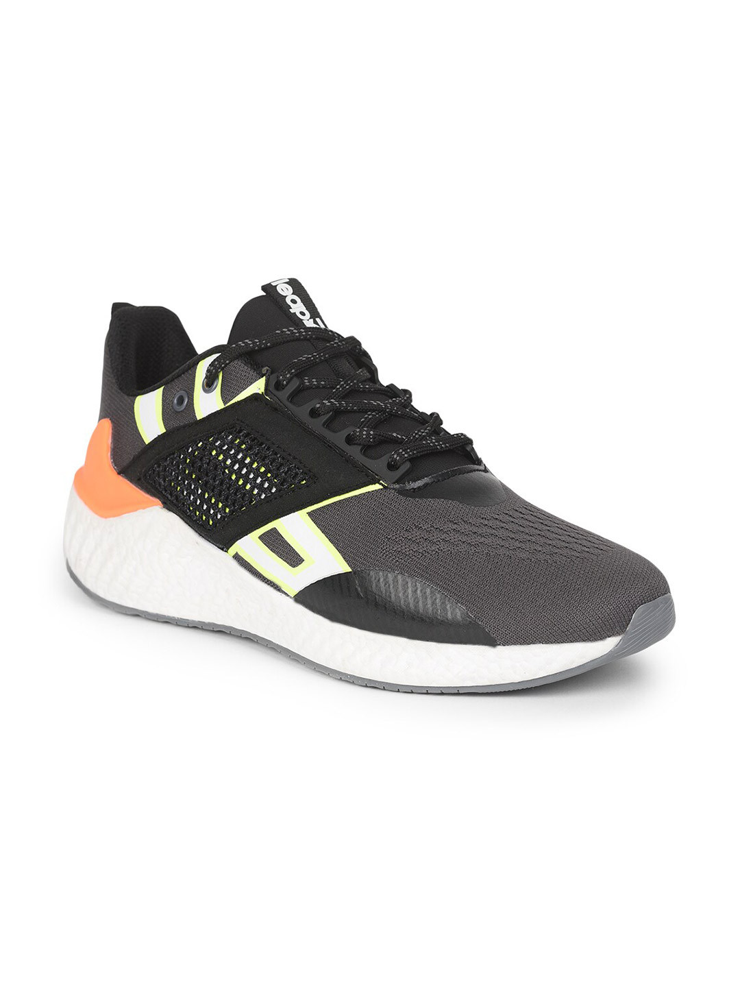 Liberty Men Grey Mesh Running Shoes