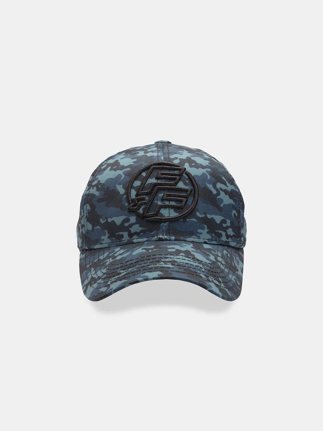 Status Quo Men Blue & Black Printed Baseball Cap