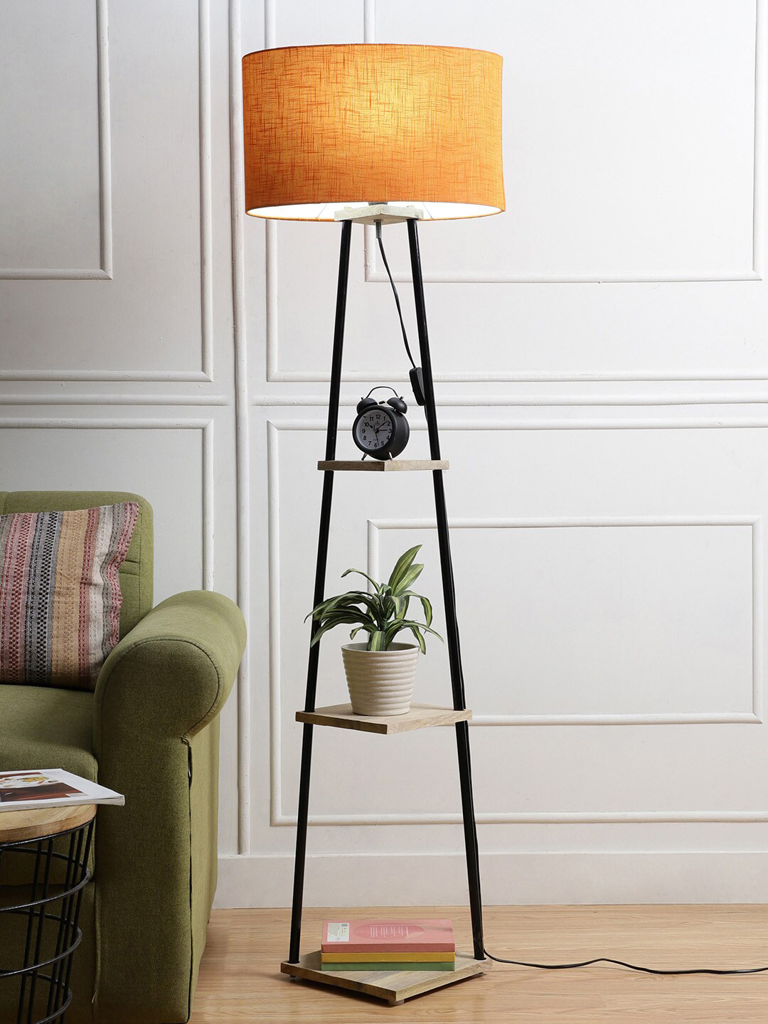 SANDED EDGE Orange Floor Lamp