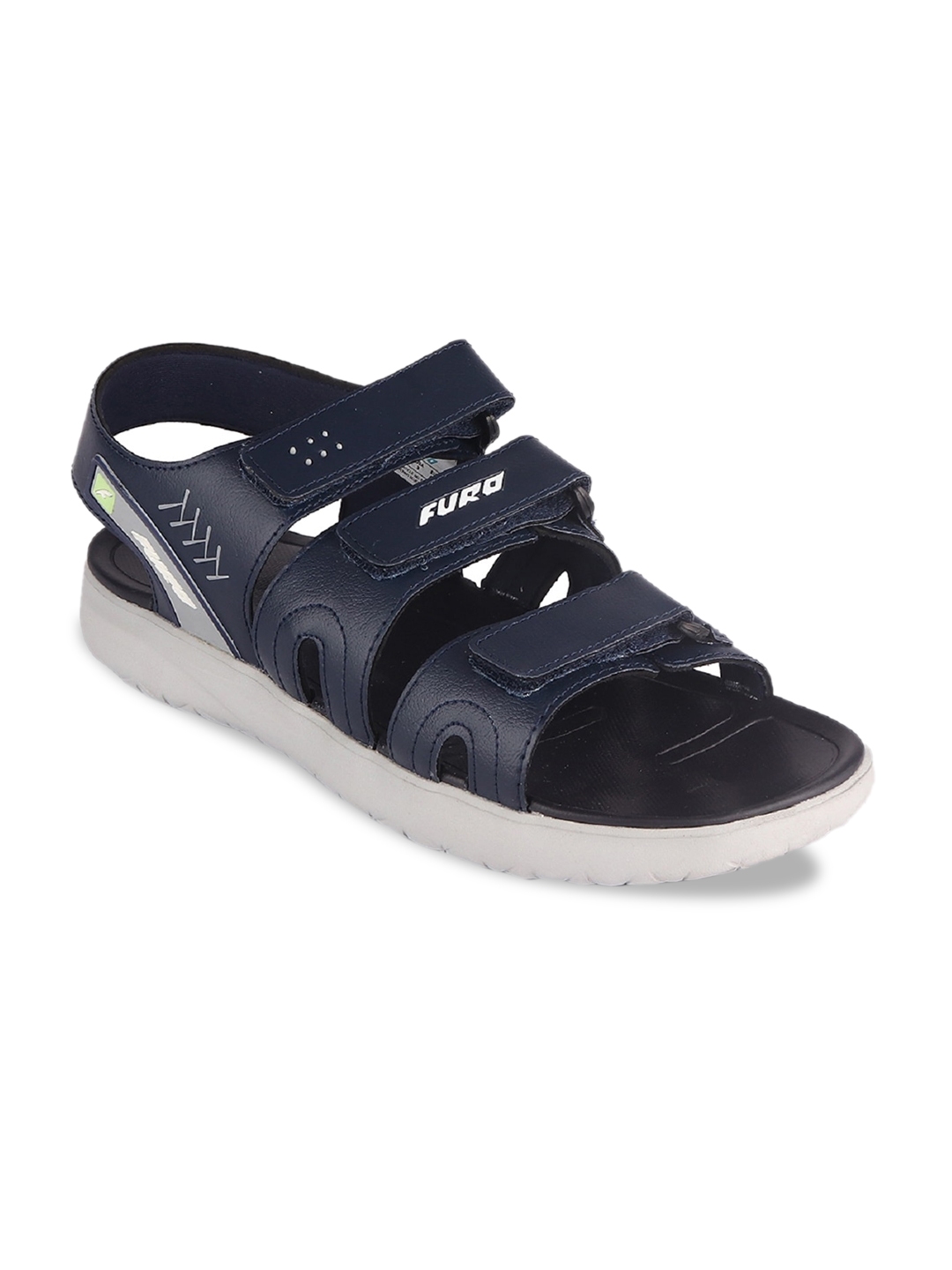 Buy FURO By Red Chief Men Blue Solid Sports Sandals Sports