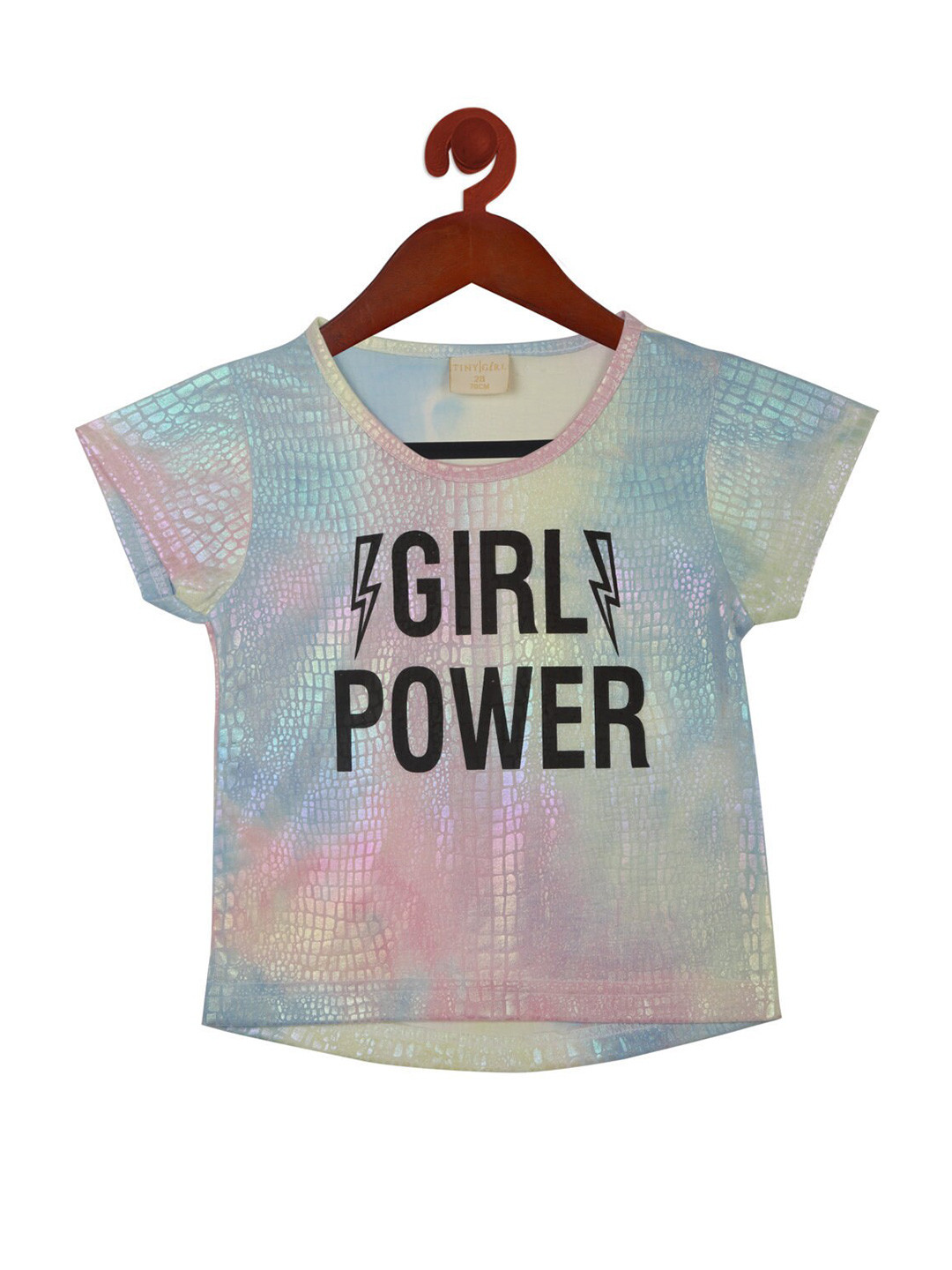 Tiny Girl Blue Tie and Dye Kaftan Top