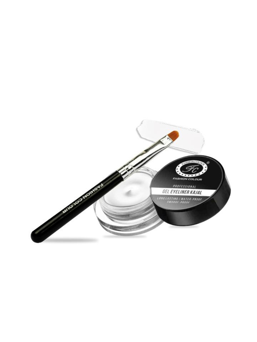 Fashion Colour Platinum Professional Long-Lasting Gel Eyeliner Kajal 6 g - White