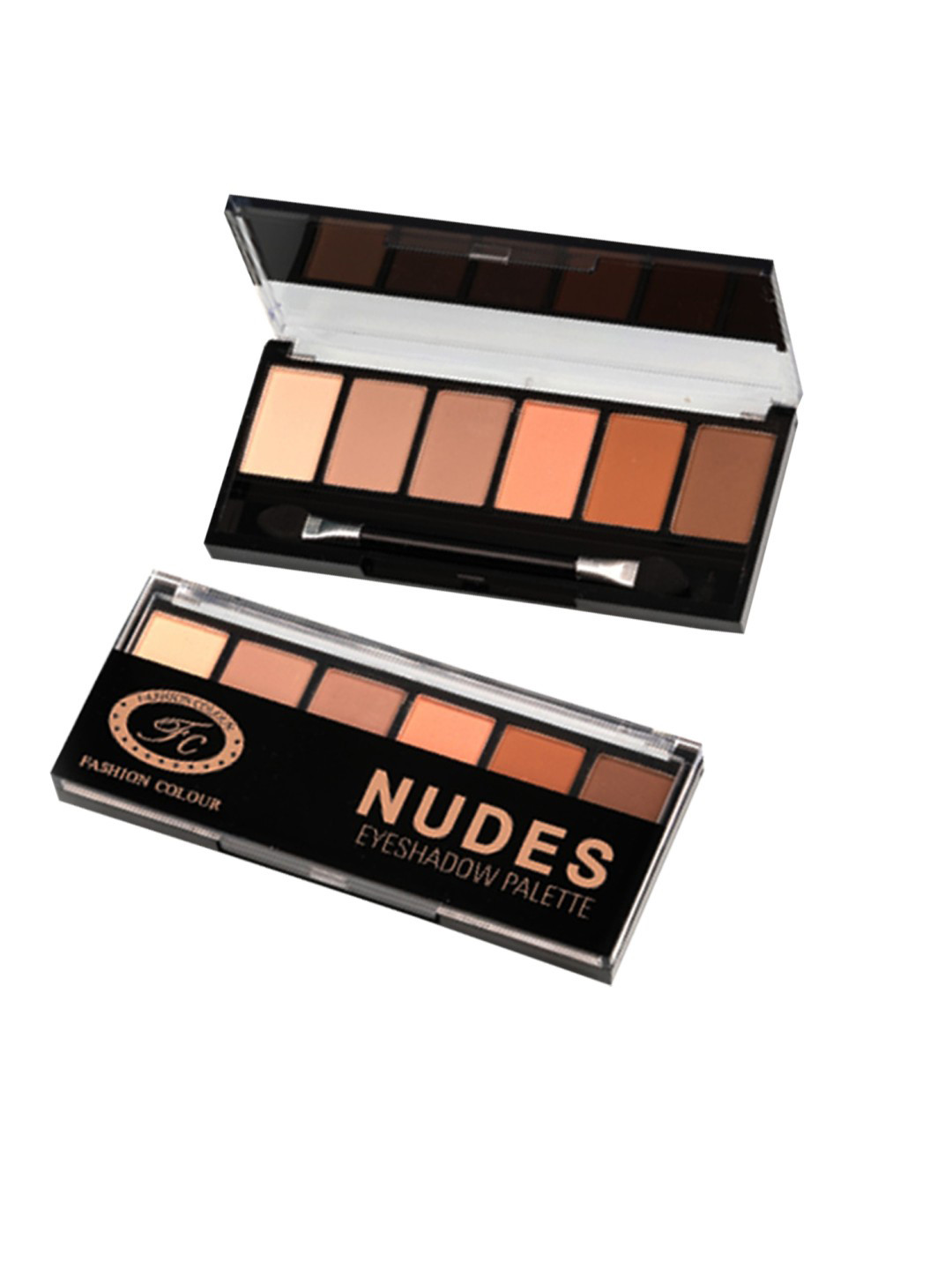 Fashion Colour 6 Colours Nudes Eyeshadow Palette - Shade 01