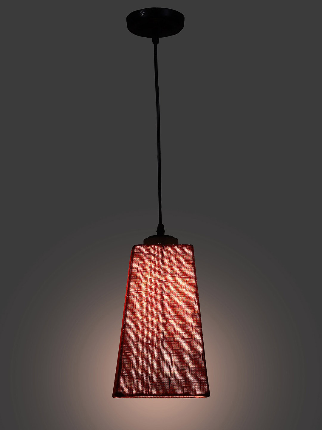 Devansh Pink Pyramid Hanging Lamp