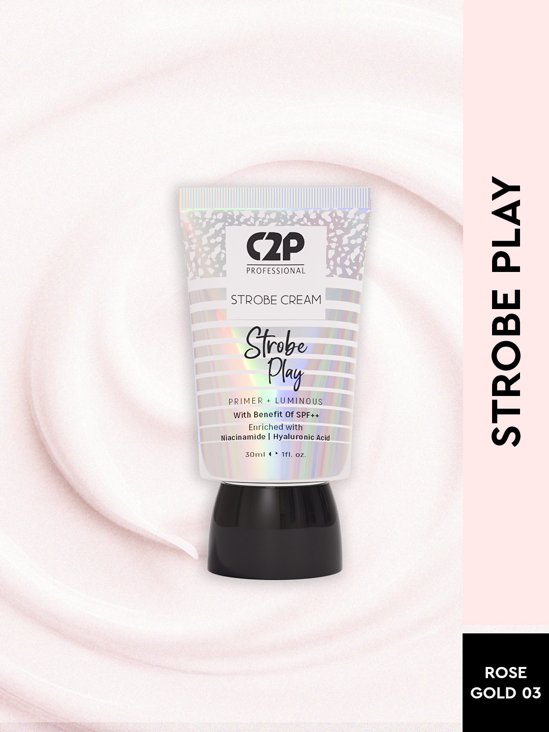 C2P PROFESSIONAL MAKEUP Strobe Play Strobe Cream 30 ml - Rose Gold 03