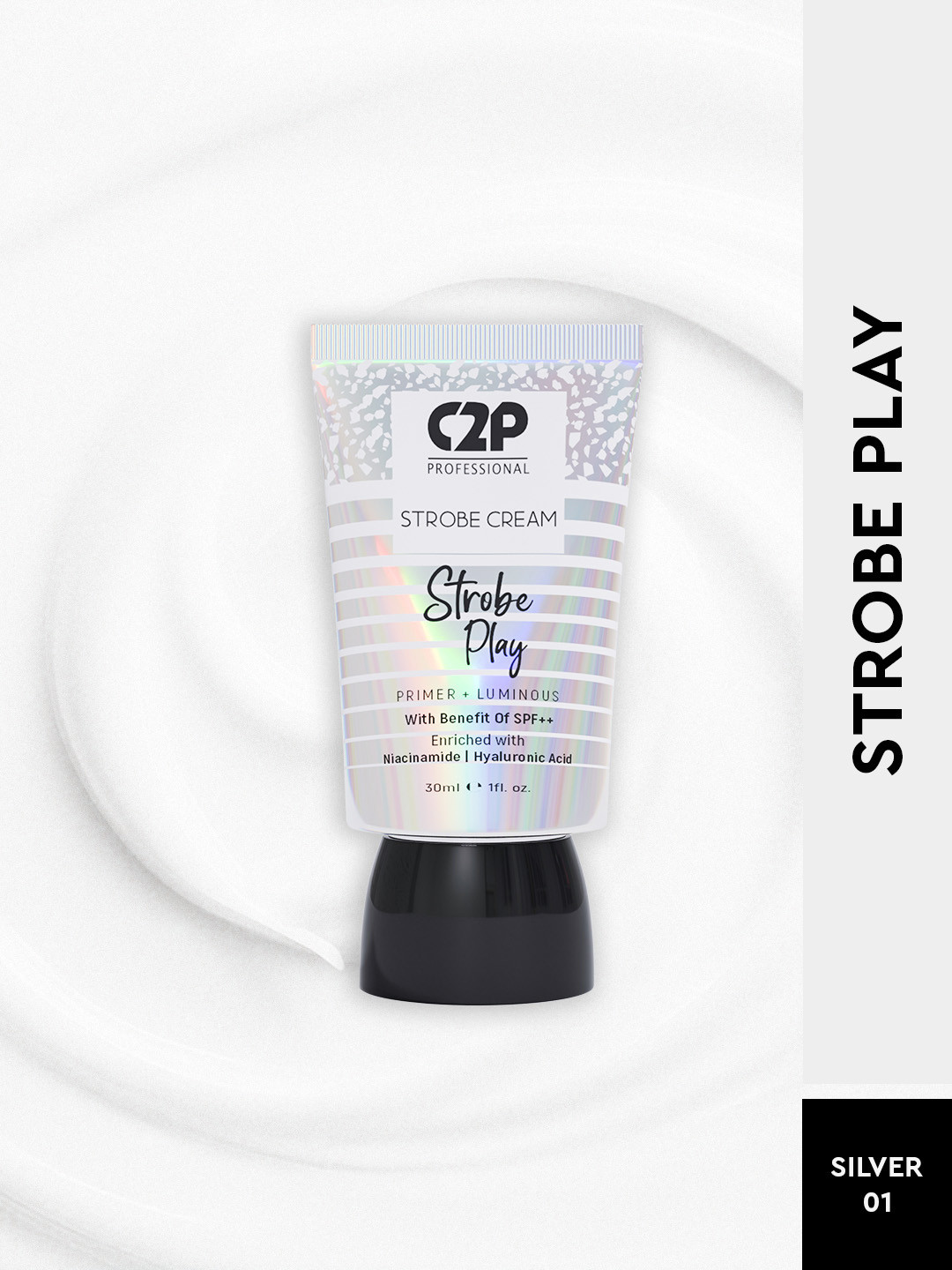 C2P PROFESSIONAL MAKEUP Strobe Play Strobe Cream 30 ml - Silver 01