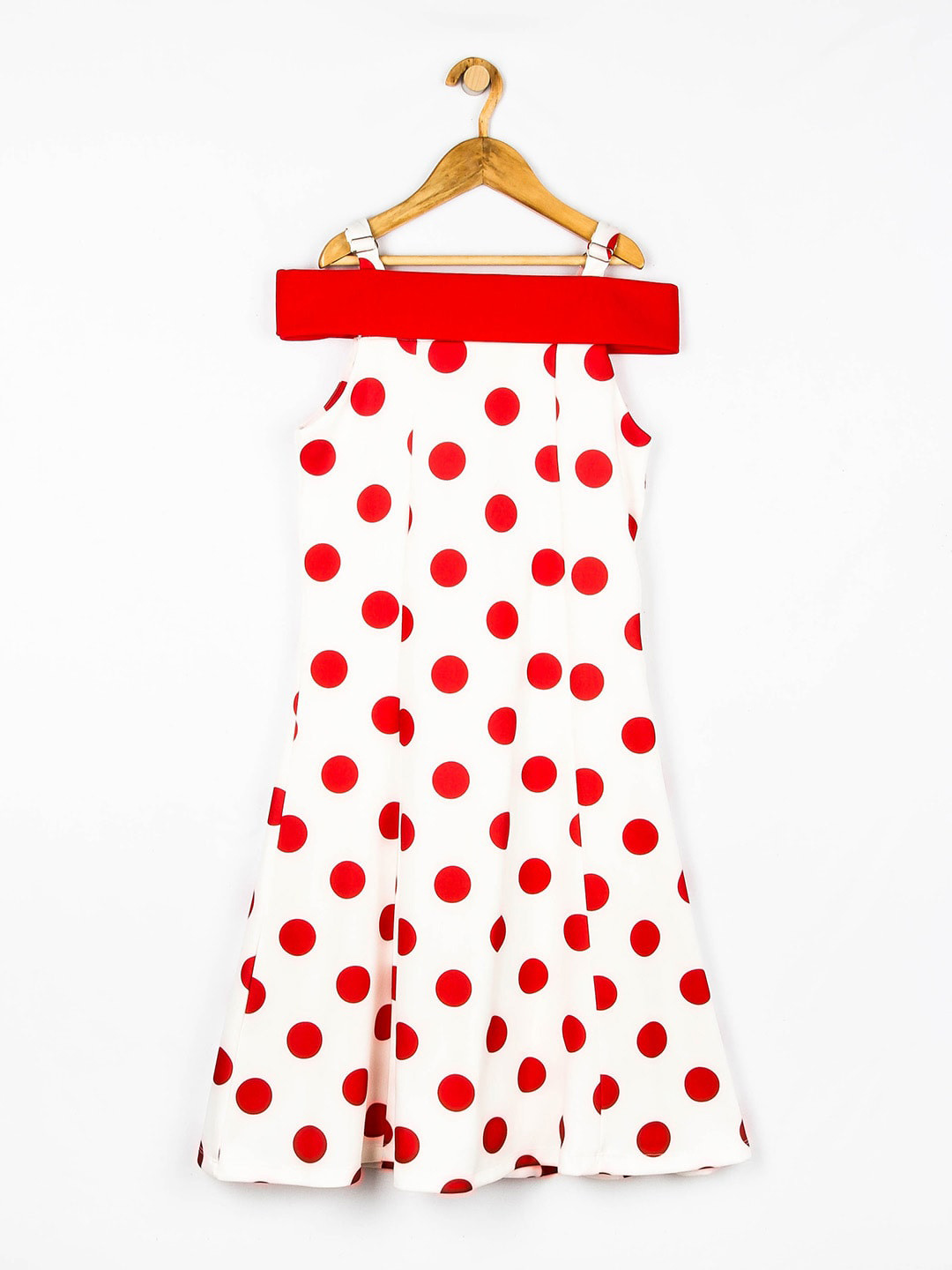Peppermint Red A-Line Maxi Dress