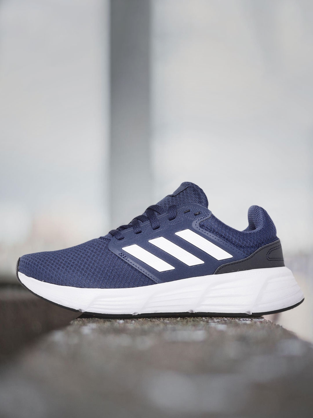 Buy ADIDAS Men Navy Blue Woven Design Galaxy 6 Running Shoes Sports Shoes for Men 18374138 Myntra