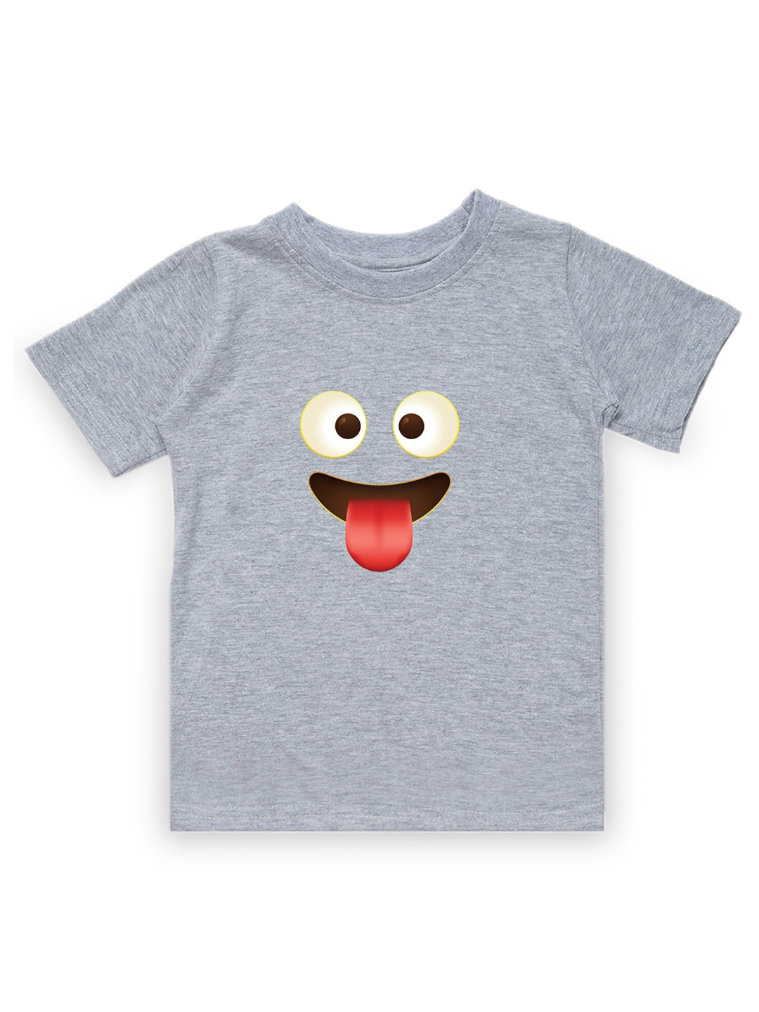 KAVEE Boys Grey & Multicoloured Bio Finish Applique T-shirt