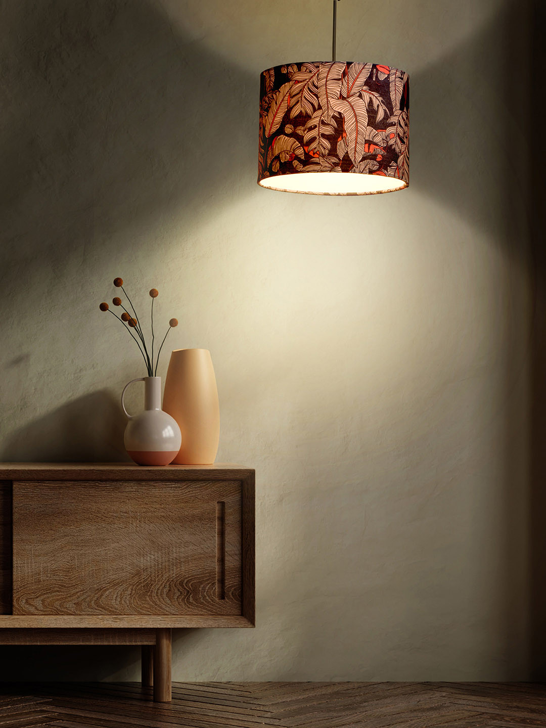 green girgit Multicoloured Floral Ceiling Lamps